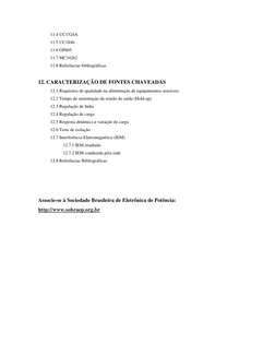 11.4 UC1524A 
 
11.5 UC1846 
 
11.6 GP605 
 
11.7 MC34262 
 
11.8 Referências bibliográficas 
 
 
12. CARACTERIZAÇÃO DE FON
