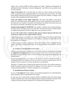 IGNOU M.Com Project Guidelines | PDF | Thesis | Methodology