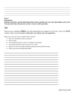 Grade 6 Language Arts Performance Task | PDF | Transport | Rail Transport