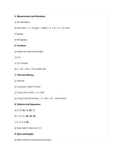 Grade 4 Math Diagnostic Test | PDF | Length | Mathematics