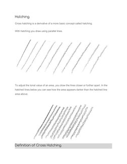 Hatching and Cross Hatching Techniques | PDF | Language Arts & Discipline
