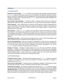 ISO 27001 Access Control Policy Template | PDF | Access Control | User ...