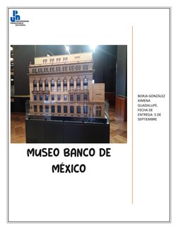 BORJA GONZÁLEZ 
XIMENA 
GUADALUPE. 
FECHA DE 
ENTREGA: 5 DE 
SEPTIEMBRE