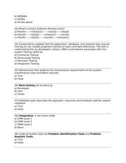 Software Testing Quiz Questions & Answers | PDF | Software Testing ...