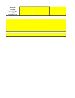 Associate
Manager
Senior Manager
Director
Senior Associate
