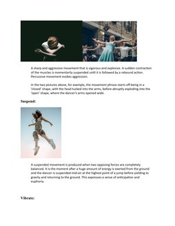 Six Dance Movement Qualities Explained | PDF | Dances | Performing Arts