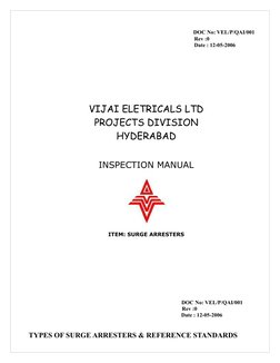 Surge Arrester Testing Procedures | PDF | Voltage | Root Mean Square