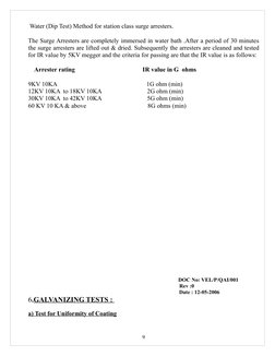 Surge Arrester Testing Procedures | PDF | Voltage | Root Mean Square