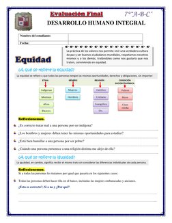 Examen Final de Desarrollo Humano | PDF | Juegos y actividades