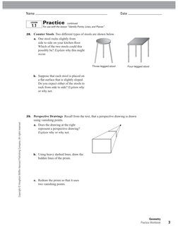 Copyright © Houghton Mifflin Harcourt Publishing Company. All rights reserved.
Name ———————————————————————
Date ————————————