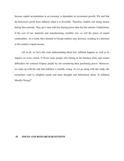 because capital accumulation in an economy is dependent on investment growth. We said that
the borrower's profit from inflati