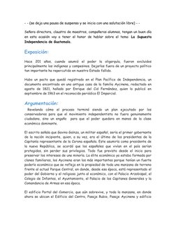 - - (se deja una pausa de suspenso y se inicia con una salutación libre) - -
Señora directora, claustro de maestros, compañer