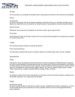 Submodulo: prepara platillos representativos de la cocina mexicana 
 
 
 
 
Nochole  
 
Con tunas rojas, es una bebida fermen