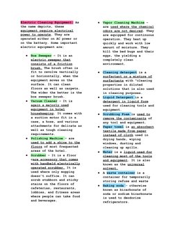 Housekeeping Notes.pdf Housekeeping Operations Overview | PDF | Housekeeping | Home