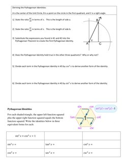 Trig Identities Using Hexagon Method | PDF | Trigonometric Functions ...