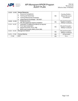 ISO 9001 Audit Plan Overview | PDF | Iso 9000 | Audit