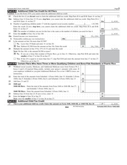 Schedule 8812 (Form 1040) 2022
Page 2
Part II-A
Additional Child Tax Credit for All Filers
Caution: If you file Form 2555, yo