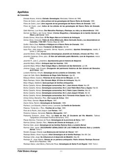 Apellidos 
de Colombia 
 
Fidel Botero Arango LY
Estrada Alvarez, Antonio