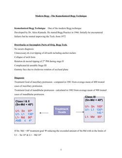 Modern Begg - The Kamedanized Begg Technique
                                   
Kamedanized Begg Technique    One of the mod