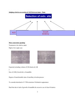 Judging criteria on occasion of ALD between 6mm – 9mm
More concretely speaking
Treatment is for child or adult
High or low an