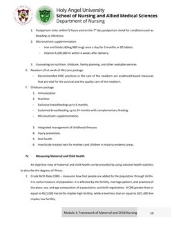 Framework for Maternal and Child Nursing | PDF | Childbirth | Pregnancy