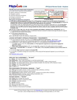 Airplane IFR Quick-Review | Page 2 of 32 | Visit PilotsCafe.com  (https://www.pilotscafe.com)for updates and other flight tra