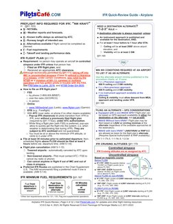 Airplane IFR Quick-Review | Page 4 of 32 | Visit PilotsCafe.com  (https://www.pilotscafe.com)for updates and other flight tra