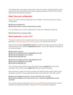basic cisco router configuration guide | pdf | command... Basic Cisco Router Configuration Guide | PDF | Command Line Interface ...