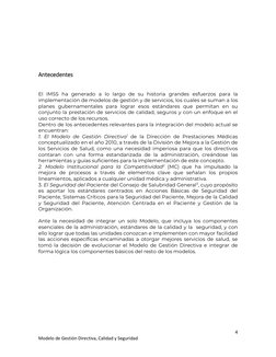 Modelo de Gestión Directiva y Calidad IMSS | PDF | Planificación | La ...