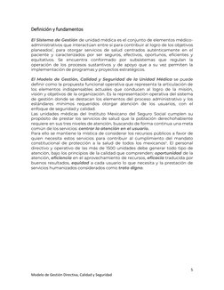 Modelo de Gestión Directiva y Calidad IMSS | PDF | Planificación | La ...