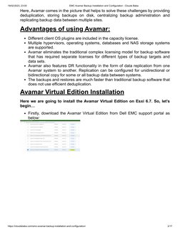 EMC Avamar Backup Setup Guide | PDF | Backup | Domain Name System