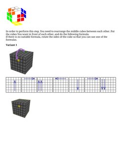 Cubes Rearranging Solve 6x6 Rubik's Cube Guide | PDF | Applied Mathematics | Logic Puzzles