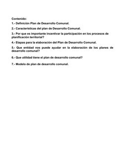 Guía para el Plan de Desarrollo Comunal | PDF | Finanzas y dinero | Arte