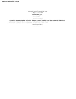 Primera  impresión  2010
Tercera  tirada  2011
Ninguna  parte  de  este  libro  puede  ser  reproducida  y  transmitida  de  