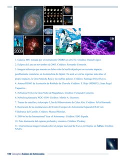 1. Galaxia M51 tomada por el instrumento OSIRIS en el GTC. Créditos: Daniel López.
2. Eclipse de Luna en noviembre de 20