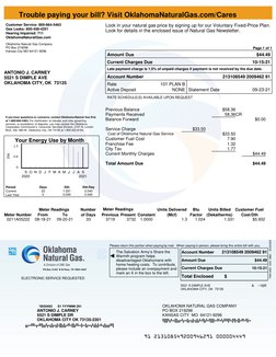 Please return this portion when paying by mail. When paying in person, please bring this entire bill with you.
PO Box 31427 l