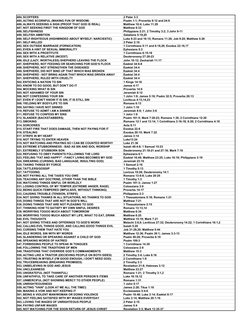All Sin List.pdf Biblical Sin List Overview | PDF | Jesus | Gospel Of Matthew