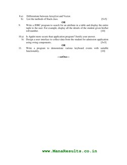 Java Programming Previous Year Papers | PDF | Class (Computer ...
