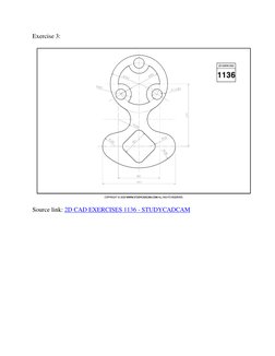 2D CAD Drawing Exercises Collection | PDF