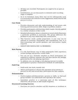 Training Delivery Modes and Methods | PDF | Learning | Lecture