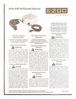 Delta-Q SC-48 Charger Manual | PDF