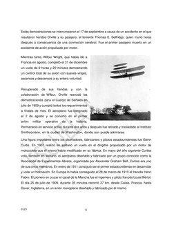 0123 
6 
 
 
Estas demostraciones se interrumpieron el 17 de septiembre a causa de un accidente en el que 
resultaron her