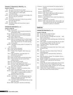 Four Corners Level 2 Audio Scripts | PDF