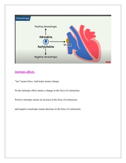 Cardiac Tropism: Effects Explained | PDF | Heart | Muscle Contraction