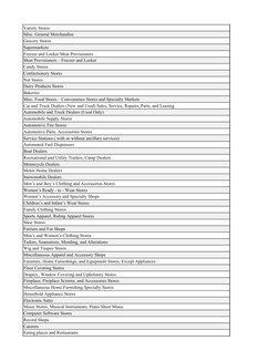 MCC Codes Quick Reference Guide | PDF
