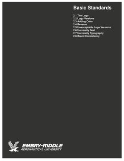 Embry Riddle Script Logo Embry-Riddle Logo Standards Guide | PDF | Logos | Typefaces