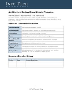Arb Checklist Architecture Review Board Charter Guide | PDF | Information | Risk