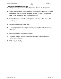 Mathematical Literacy Paper 2 June | PDF | Present Value | Muffin