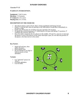 50 Rugby Skills and Drills Manual | PDF | Rugby Union | Football Codes