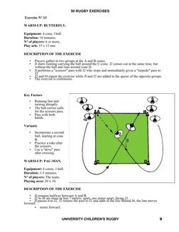 50 Rugby Skills and Drills Manual | PDF | Rugby Union | Football Codes
